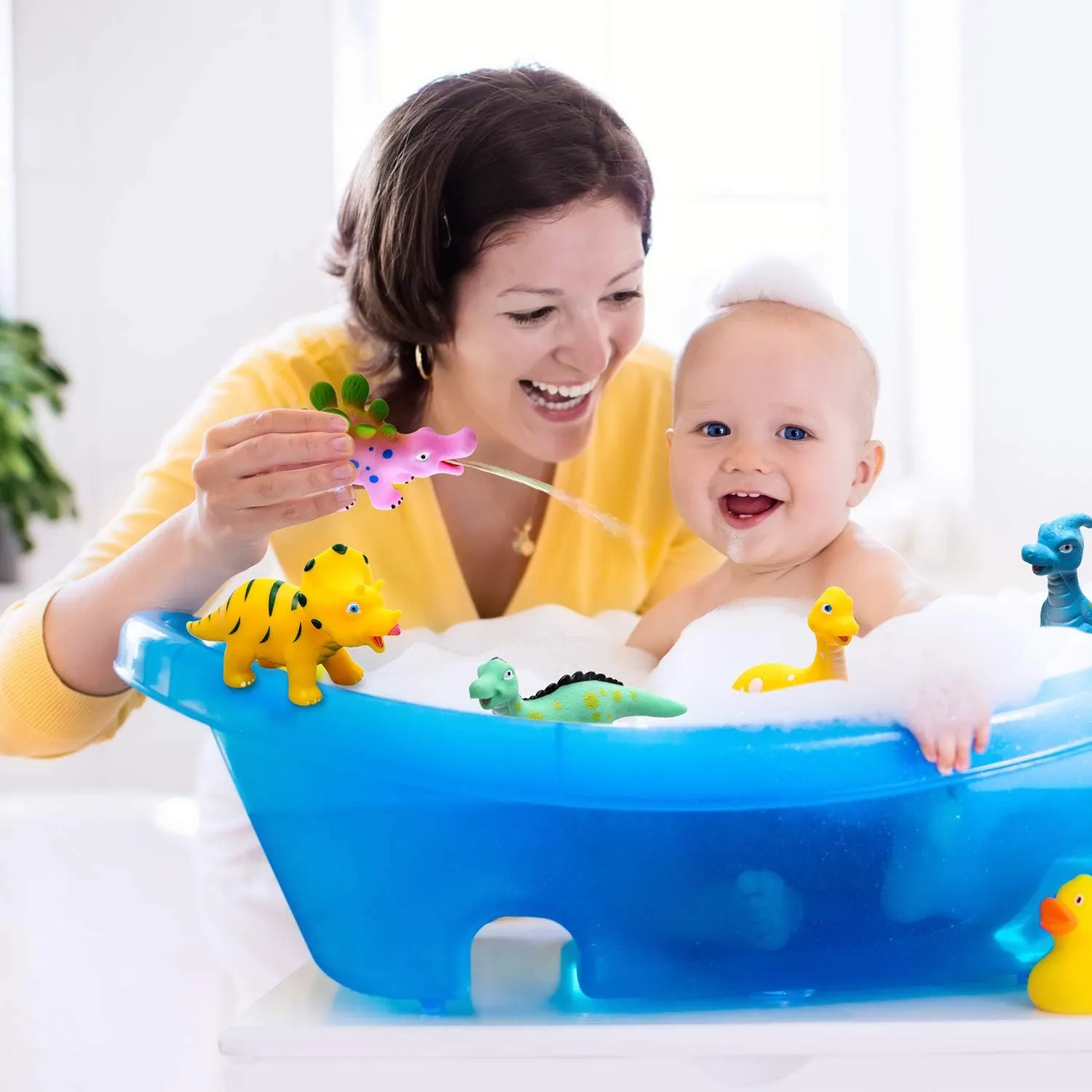 Pool Toys for Kids Hely Cancy Dinosaur Bath segregate descriptive trend occur letter Toys - Squirt & 