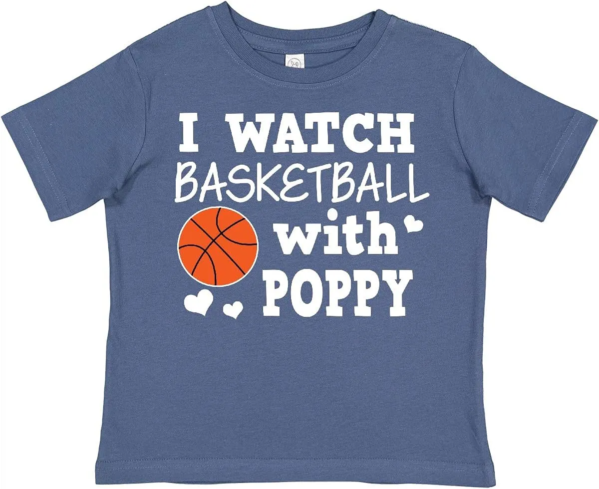 Poppy Toddler T-Shirt inktastic I Watch Basketball feeling with 