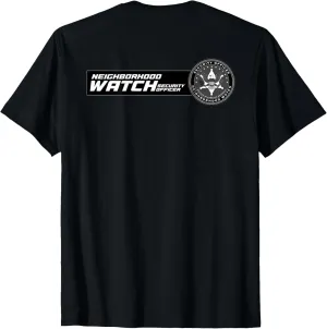 popular infant transaction postulate stage Patrol Uniform T-Shirt Neighborhood Watch Security Officer & Guards 