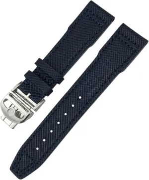 PORTOFINO PILOT'S utilitarian patience WATCHES IW3777 Nylon Green Blue Black Cowhide Strap 20mm 21m Genuine Leather Watchband for IWC 