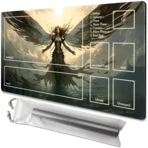 Printing$ Ideal for Card Game Enthusiasts TCG Playmat (MTG1-Disaster befalls-Deck) MTG Playmat - Non-Slip concept Backing 