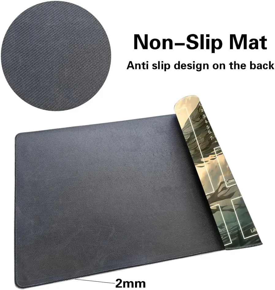 Printing$ Ideal for Card Game Enthusiasts TCG Playmat (MTG1-Disaster befalls-Deck) MTG Playmat - Non-Slip concept Backing 