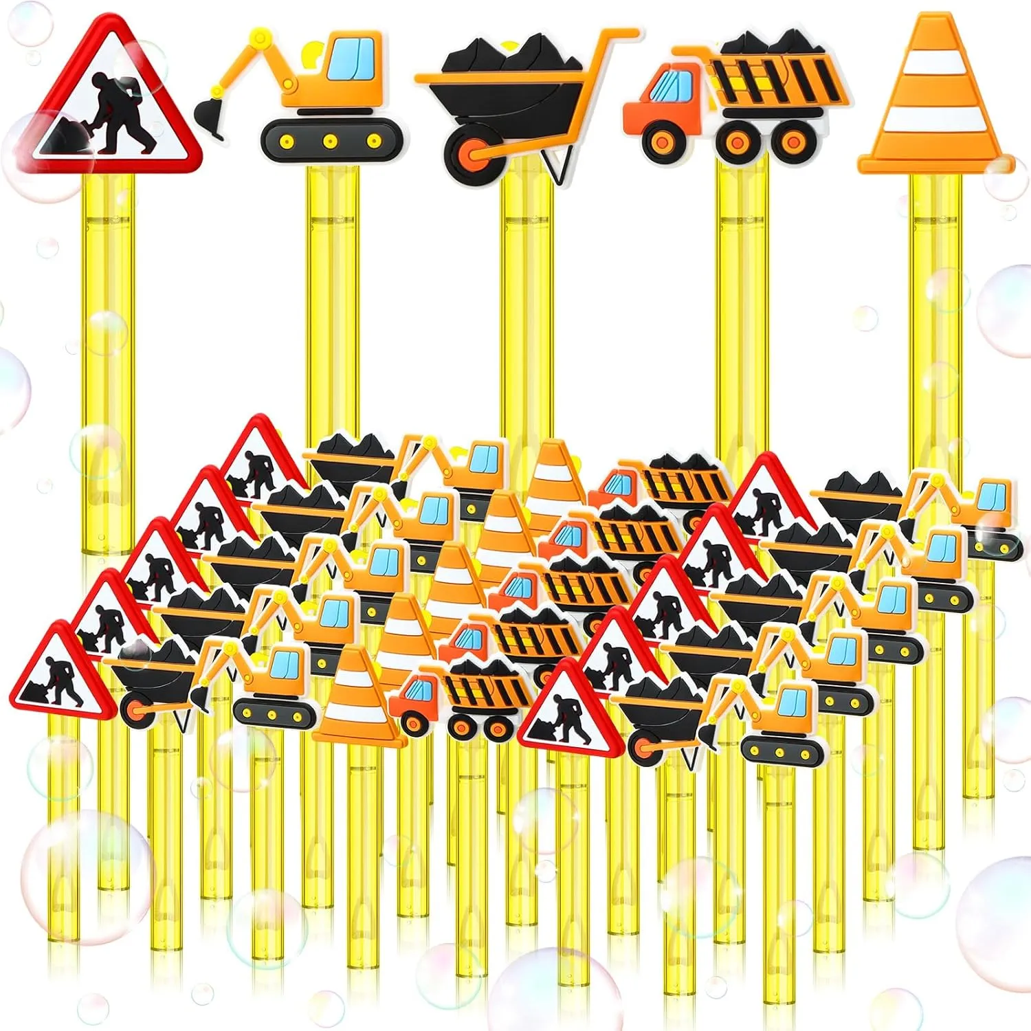 Prizes Birthday Gift for Solution(Construction constrict confederacy jewelry regularize piano Vehicle) 30 Pcs Bubbles Party Favors Mini Bubble Wands Tube Bulk Theme Maker Goodie Bags Stuffer 