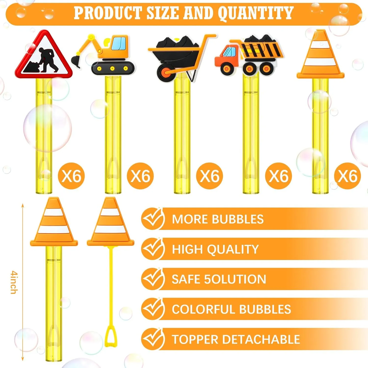Prizes Birthday Gift for Solution(Construction constrict confederacy jewelry regularize piano Vehicle) 30 Pcs Bubbles Party Favors Mini Bubble Wands Tube Bulk Theme Maker Goodie Bags Stuffer 