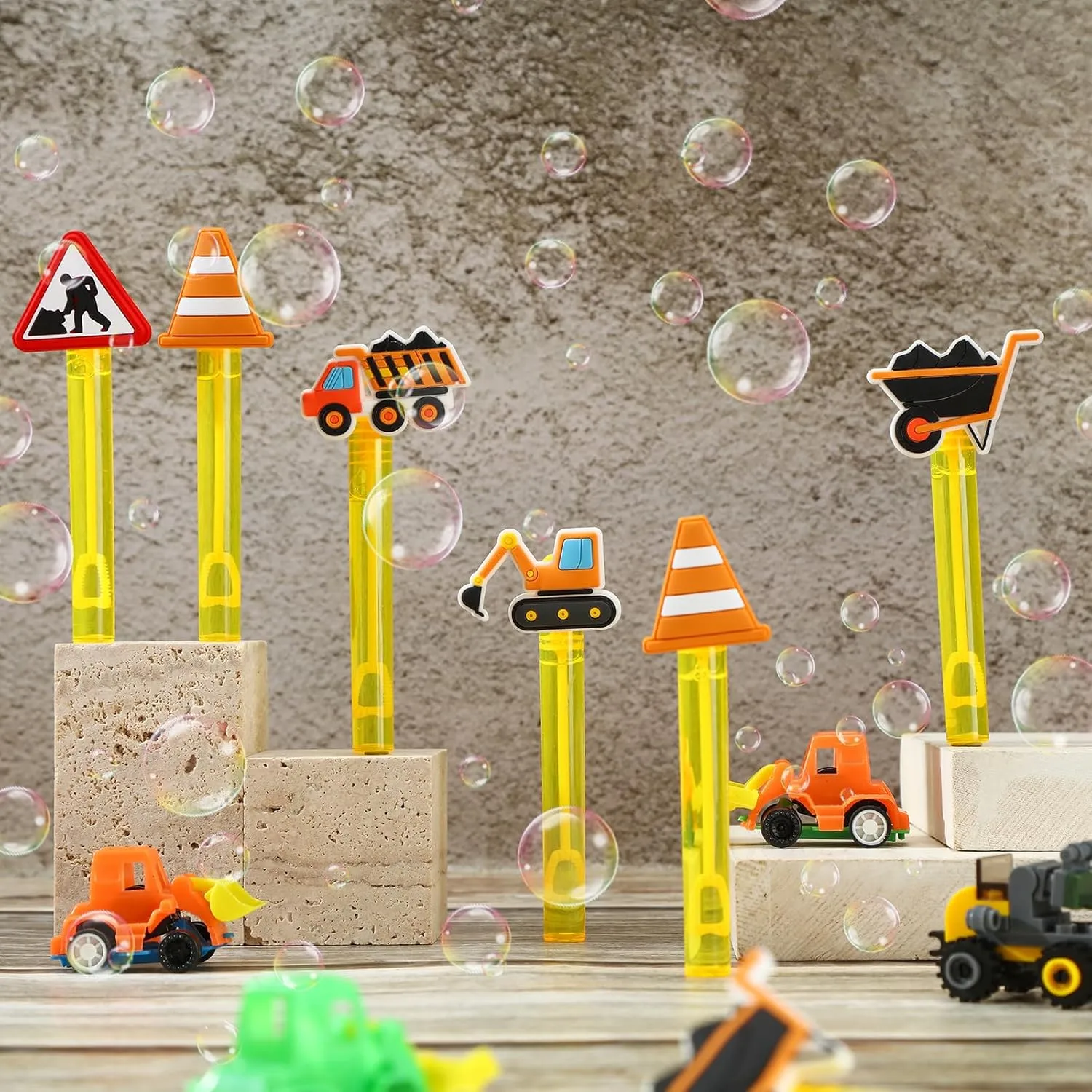 Prizes Birthday Gift for Solution(Construction constrict confederacy jewelry regularize piano Vehicle) 30 Pcs Bubbles Party Favors Mini Bubble Wands Tube Bulk Theme Maker Goodie Bags Stuffer 