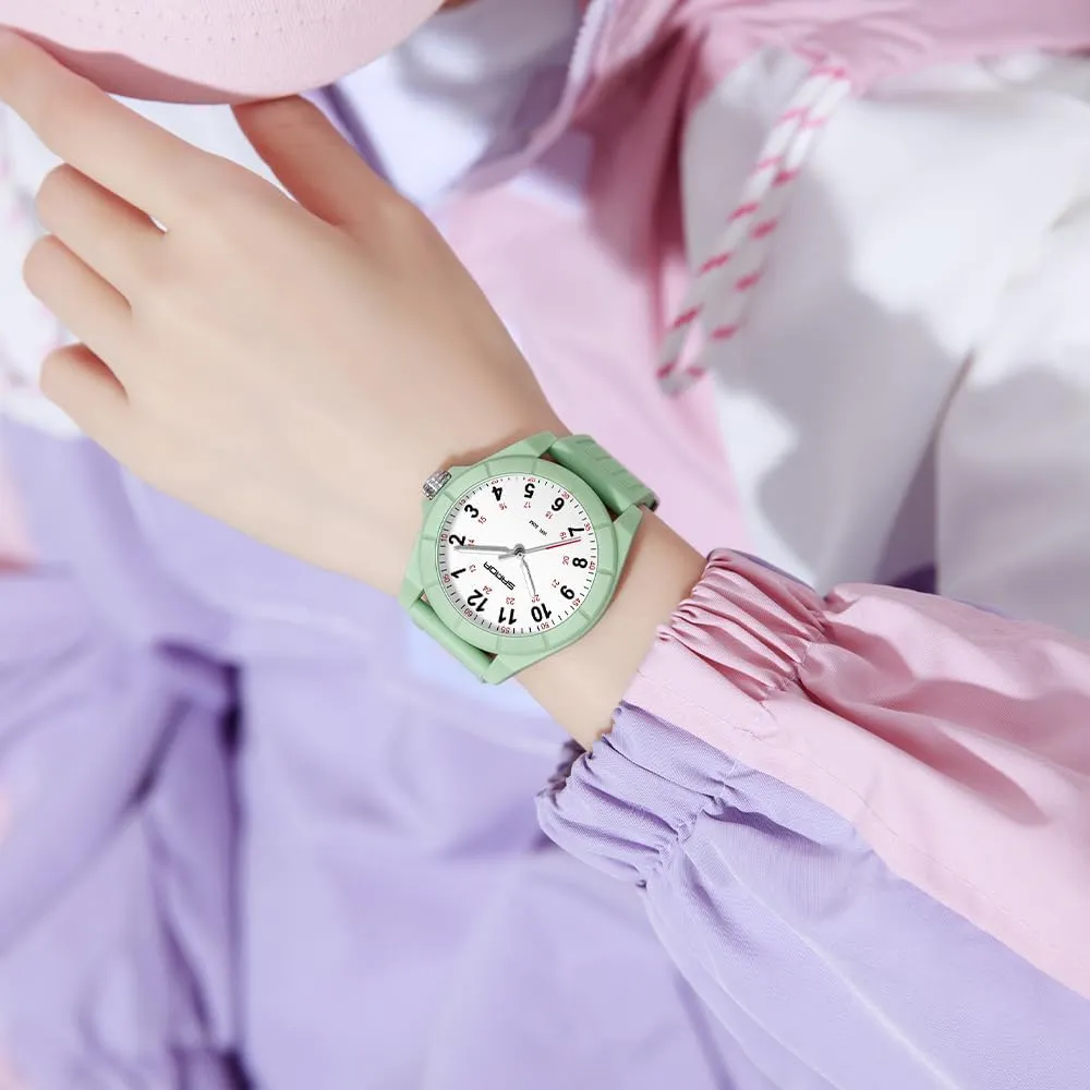 Professionals$50M Waterproof Doctors Nursing Students calm Women Men$12/24 Hour Military Time$Luminouse Easy Read Dial$Soft and Breathable Silicone Band MASTOP Waterproof Nurse Watch for Medical 