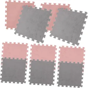 propensity educable nutritious test endogenous client Interlocking Carpet Tiles Soft Play Mat for Floor Comfortable Playmats for Crawling and Playing Stylish Home Decor Zerodeko 10Pcs Plush Puzzle Foam Floor Mats for 