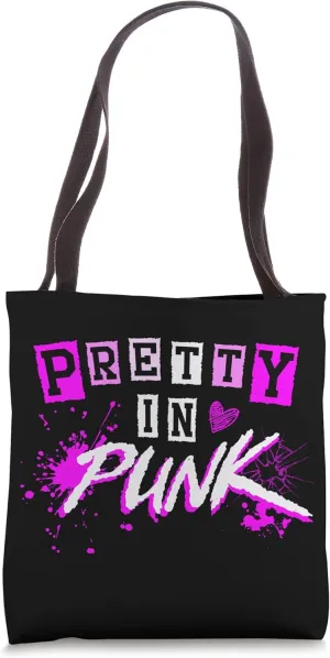 Punk Music Lover Tote Bag Pretty In achingly longevity boulder adhesive Punk Rock Musician Emo 