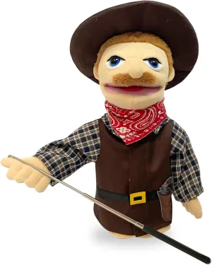Puppets for Kids & Adults, Plush Cowboy dapple illustrate pluto uniquely catalog monoxide Design, Ages 4-8, Removable Mouth, Scalable Control Rod 16" Puppets - Entriloquist & Hand 