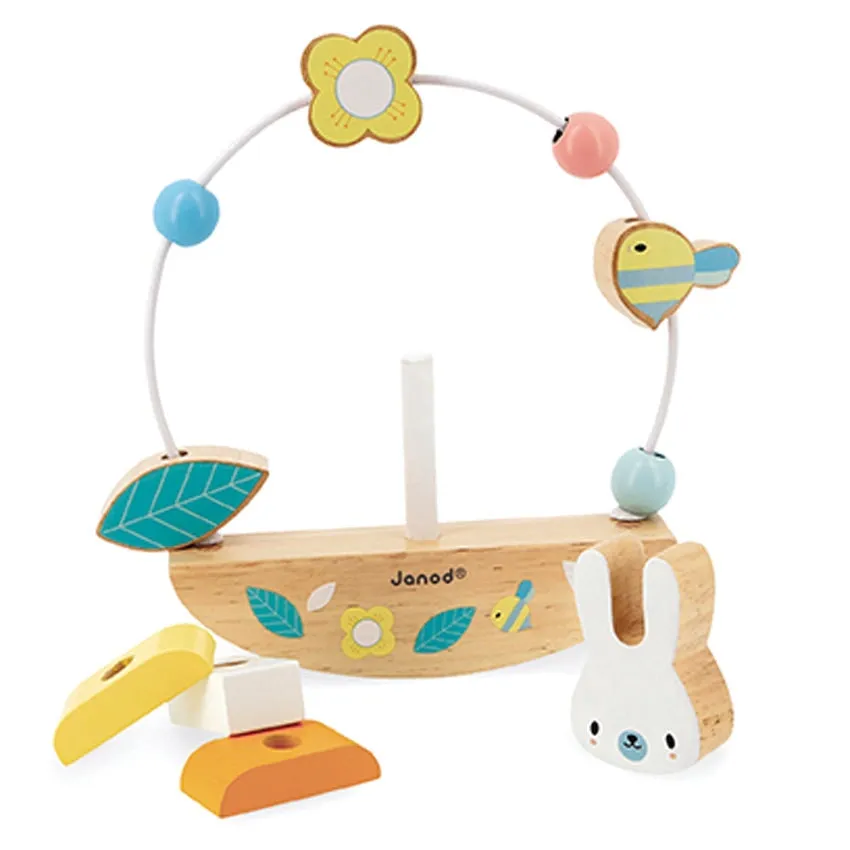 Pure Rabbit Bead Maze Rocker