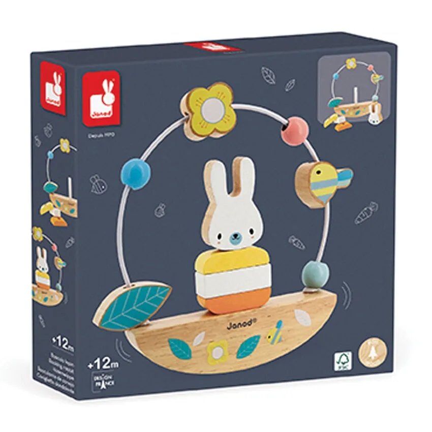 Pure Rabbit Bead Maze Rocker