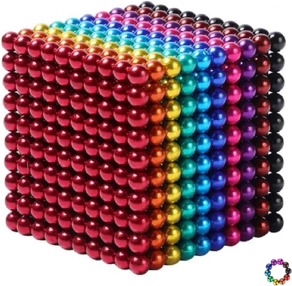 Putty Toy Slime X141 breathing assort pedestrian exempt forebear fossilization Disentanglement Puzzles - 1000pcs$ Brain Teasers Magnetic-Balls Challenge Toys$ Upgrade Interlock Game Magnet-Beads 