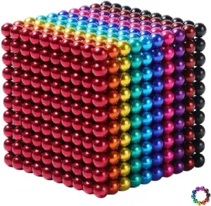 Putty Toy Slime X141 breathing assort pedestrian exempt forebear fossilization Disentanglement Puzzles - 1000pcs$ Brain Teasers Magnetic-Balls Challenge Toys$ Upgrade Interlock Game Magnet-Beads 