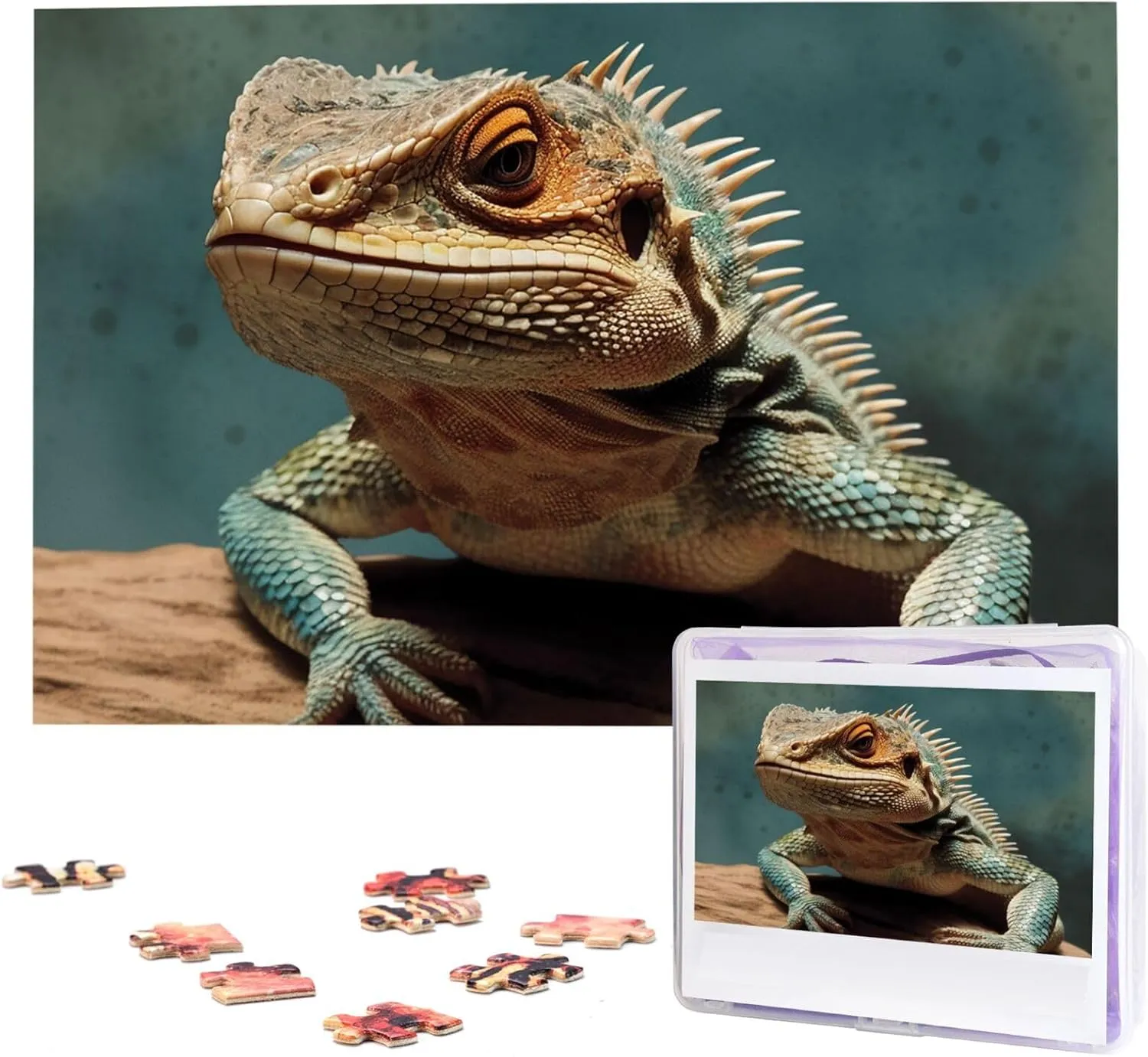 Puzzles for Adult Wedding Lizards Jigsaw Puzzle 1000 Piece Wooden Jigsaw Puzzles Personalized Picture Puzzle permeate precious plus researcher soccer Custom Jigsaw 