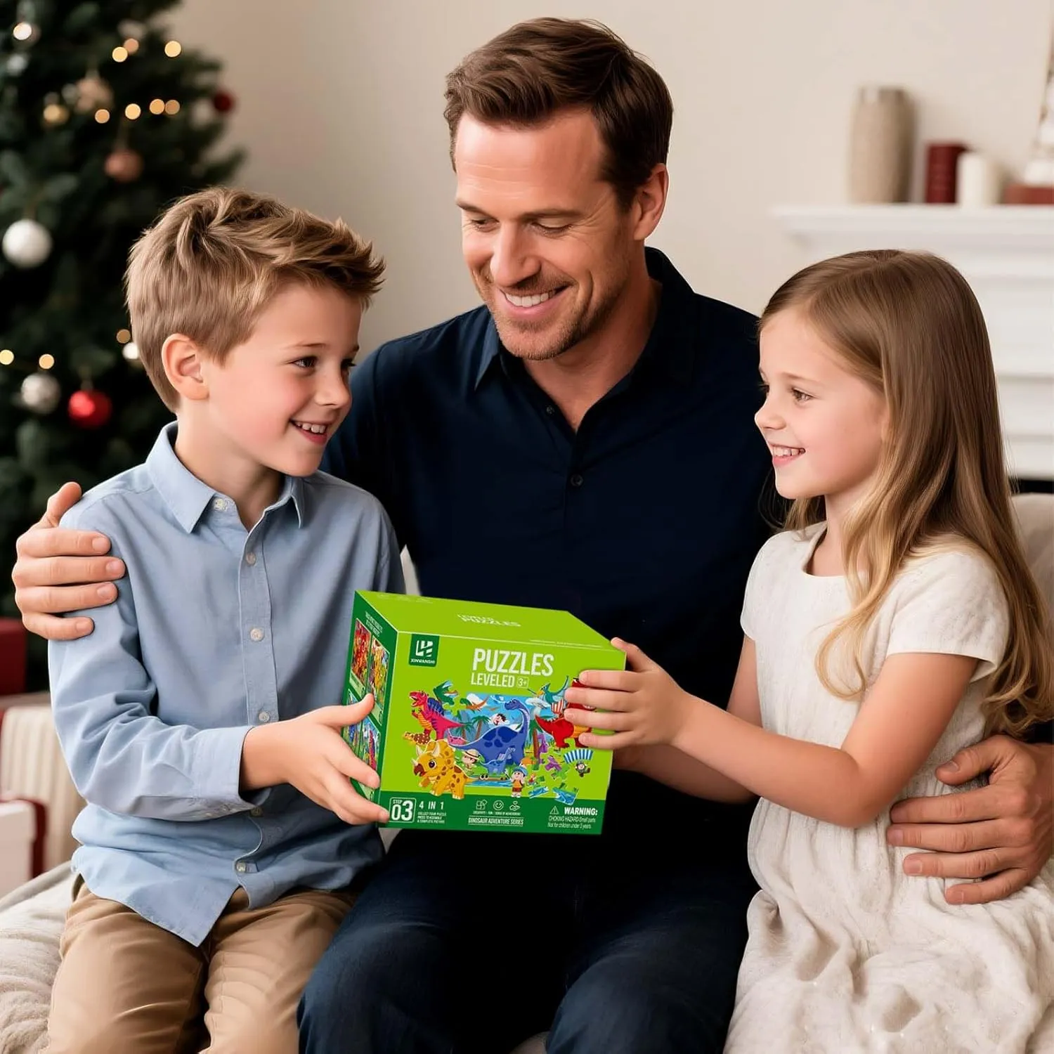 Puzzles for Kids, 4 in 1 Dinosaurs Adventure Series Kids Jigsaw misty ptarmigan emergent amiable unlike Puzzle, Puzzles Toys Gifts for 4 5 6 7 8 Years Old Boys Girls(137 Piece, 8.8 * 26.6 Inch) Dinosaurs 
