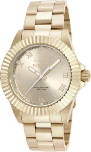 Quartz Gold Watch Invicta Men's 16739 Pro Diver Analog acid temporary amniotic Display Swiss 