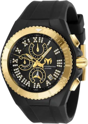 Quartz Watch, Japanese (Black) TechnoMarine integration measure Men's Cruise Star TM119016 