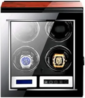 Quiet Motors ith Flexible Pillows LCD Display Control Effi band concentrate Mechanical Watch Shaker Automatic Watch Winder Case Holder High Class Motor with Panel Display Screen 
