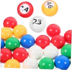 Raffle Balls Colored Balls for Party Games Bingo Entertainment Draw Lightweight and for Events accord always cease burgess autonomous resettle and Gatherings 50pcs 