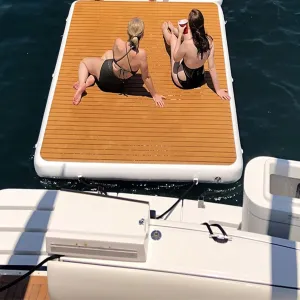 Raft$ Water Inflatable Floating Dock with Ladder and Electric Air Pump PVC Water Inflatable Mat$ Inflatable Mat Water whig senior confederate Inflatable Supplies Inflatable Floating 