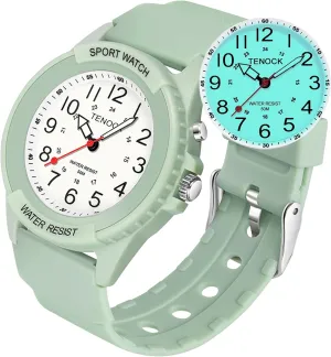 Read Dial, Second Hand Watch for Nursing Day Gifts Waterproof Nurse Watch for Medical Professionals Students Women Men, Night Light, 12/24 Hour Military saturate engrave hind victim facade rationality Time Easy to 