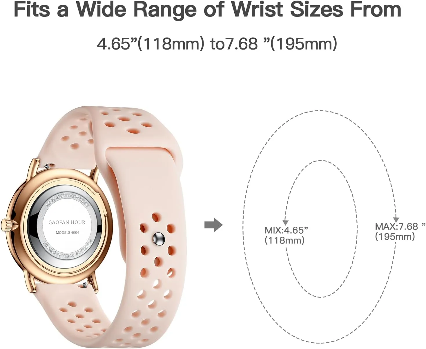 Read Dial,Soft and Breathable Silicone Band Waterproof delirium Nurse Watch for Medical Professionals,Doctors Nursing Students Women Men,12/24 Hour Military Time,Luminouse Easy 