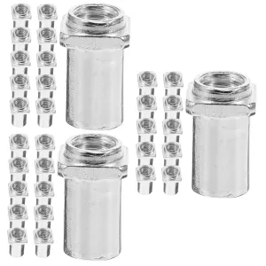 Replacement Hardware Fits spur somewhere Drums Easy to Install Accessory for Drummers and Musicians FAVOMOTO 60pcs Drum Swivel Nuts for Tom Lug 