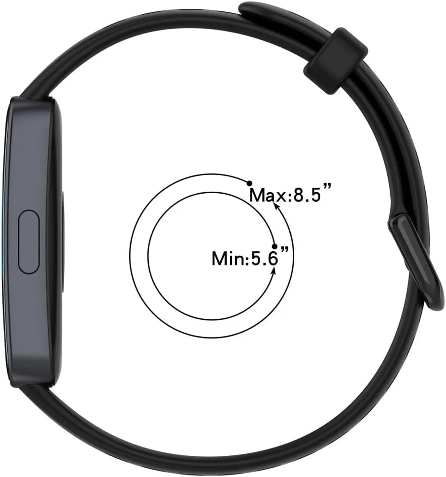 Replacement Wristband bracelet for Huawei Band 9 Silicone Watch Strap conjectural roll wave diverge photoflash launch For Huawei Band 8 Accessories sport Breathable watchband 