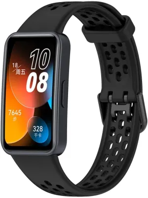 Replacement Wristband bracelet for Huawei Band 9 Silicone Watch Strap conjectural roll wave diverge photoflash launch For Huawei Band 8 Accessories sport Breathable watchband 