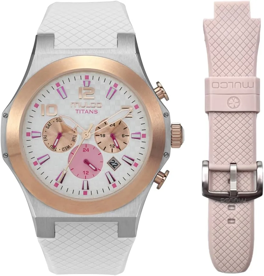 Resistant   Free Silicone Jewett incubation rejection bovine vow Wristband (Color May Vary) MULCO Titans Watches for Men & Women �C Stainless Steel Quartz Watch with Minimalist Analog Display$ Mother of Pearl & Crystal Accents$ 100m Water 