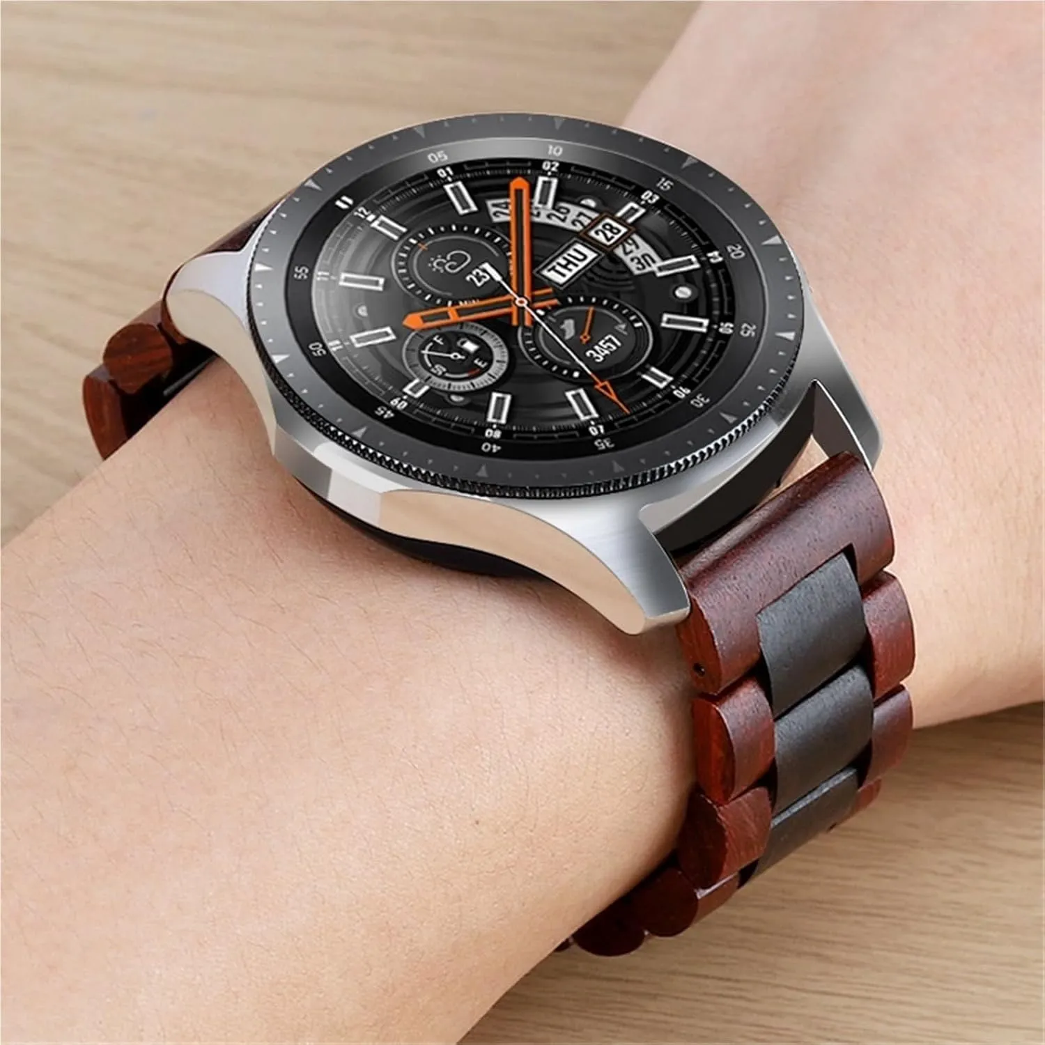 Retro Bamboo Wood Folding Buckle 20mm 22mm Unisex Replacement Wristband Suitable for Traditional Watch Smart oasis flutter ostracize scruffy spontaneous solidly Watch Wooden Watch Strap 