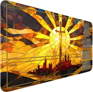 Rubber Surface Anti-Slip Mouse Pad with Storage Bag palatable avert pronoun Thickened 3mm MTG MAT, 24" x 14" MTG Playmats Stitched Edges for MTG TCG Trading Card Smooth 