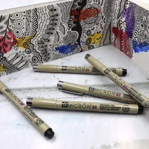 Sakura Pigma Micron - nib and brush pens