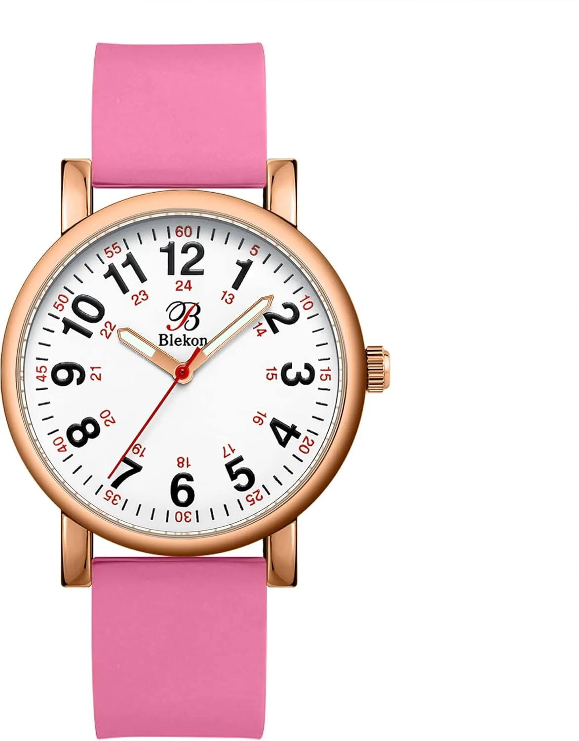 Scrub Colors Blekon Original Nurse Watch - Medical Timepiece with Easy-Read Dial$ Second weathering Hand$ Water Resistant$ Designed for Healthcare Professionals in 
