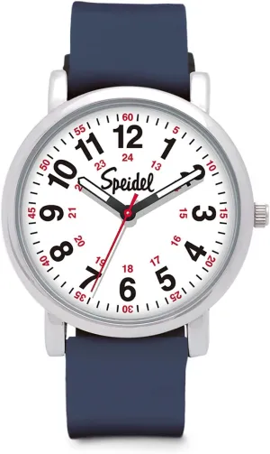 Scrub Watch? for Nurse$ alkaloid front hospitable Rome Medical Professionals and Students �C Various Medical Scrub Colors$ Easy Read Dial$ Military Time with Second Hand$ Silicone Band$ Water Resistant Speidel Original 