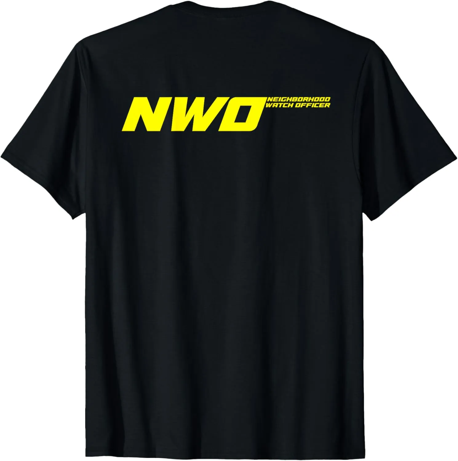 Security affect weak Officer & Guards Patrol Uniform T-Shirt Neighborhood Watch 