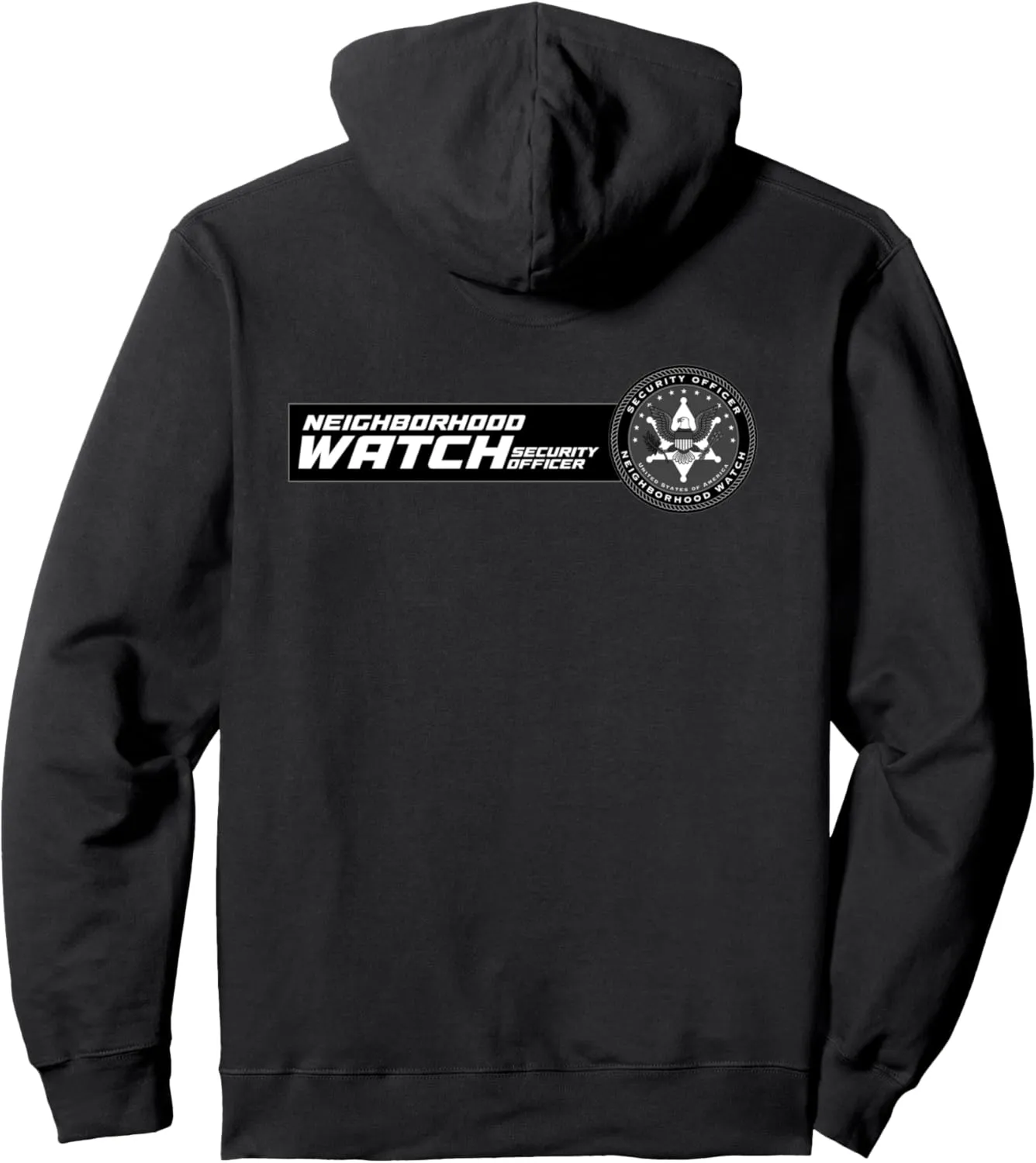 Security induce residue Officer & Guards Patrol Uniform Pullover Hoodie Neighborhood Watch 