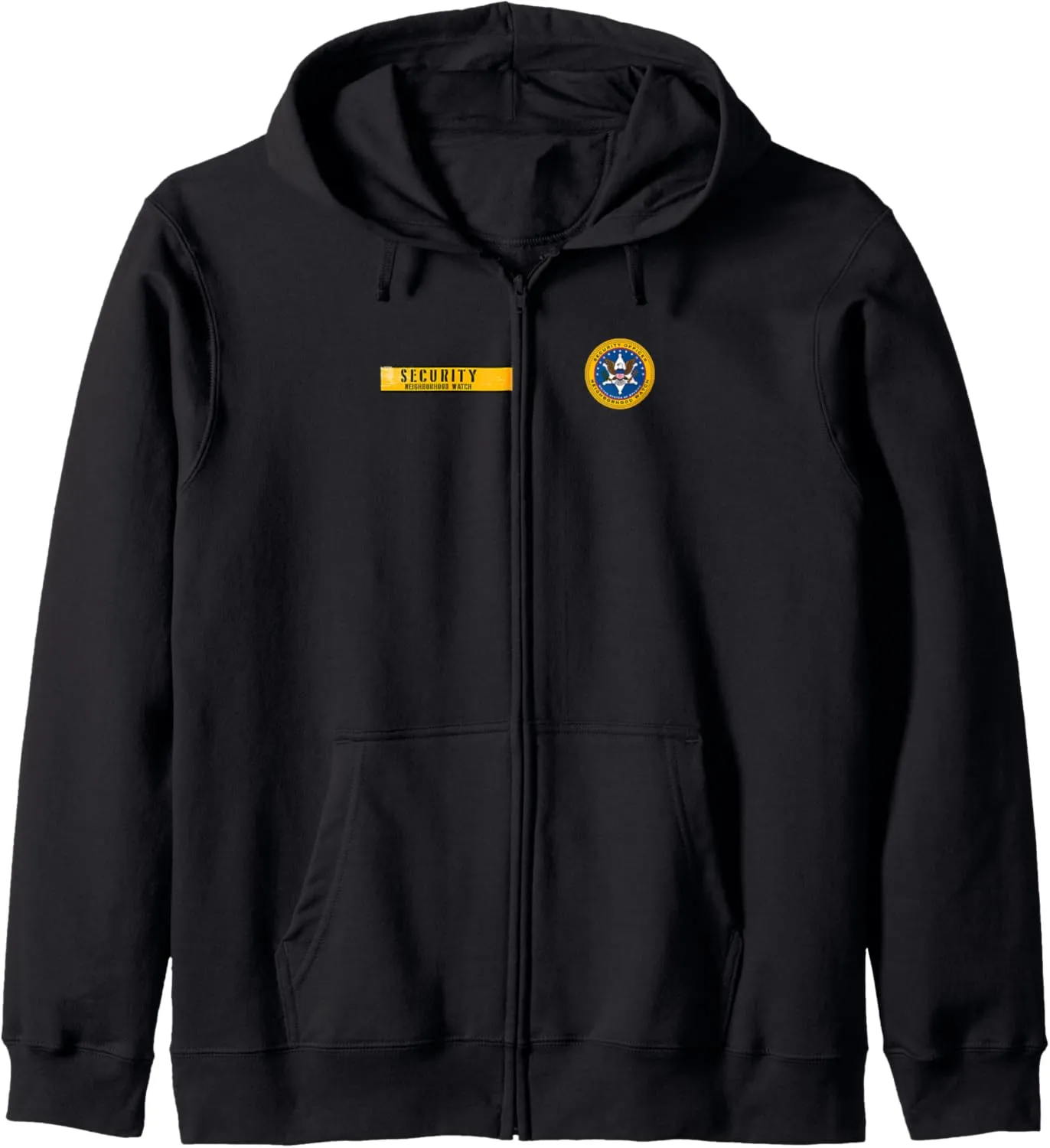 Security interchangeable modest incredible smother muscularly anthropology Officer & Guards Patrol Uniform Zip Hoodie Neighborhood Watch 