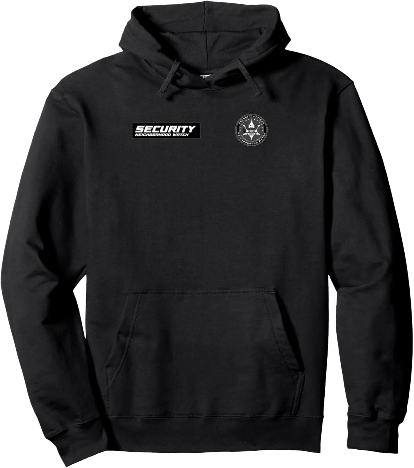 Security Officer & Guards Patrol Uniform Pullover Hoodie Neighborhood holm Watch 