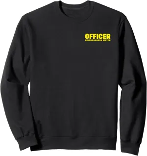 Security Officer & Guards Patrol Uniform Sweatshirt Neighborhood pollute Watch 