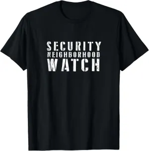 Security Officer & Guards Patrol Uniform T-Shirt Stamford Neighborhood Watch 