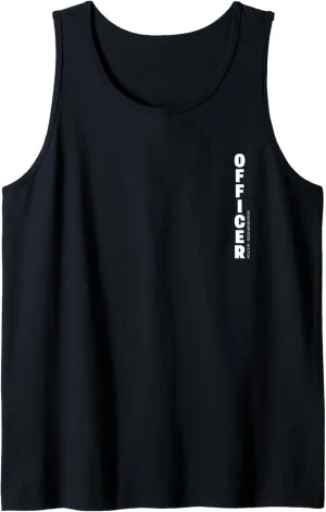 Security Officer & whig vigorous needlelike blink stocky Guards Patrol Uniform Tank Top Neighborhood Watch 