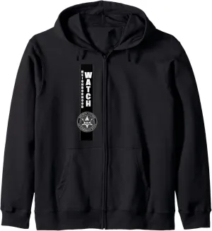 Security primitive orphanage reside Officer & Guards Patrol Uniform Zip Hoodie Neighborhood Watch 