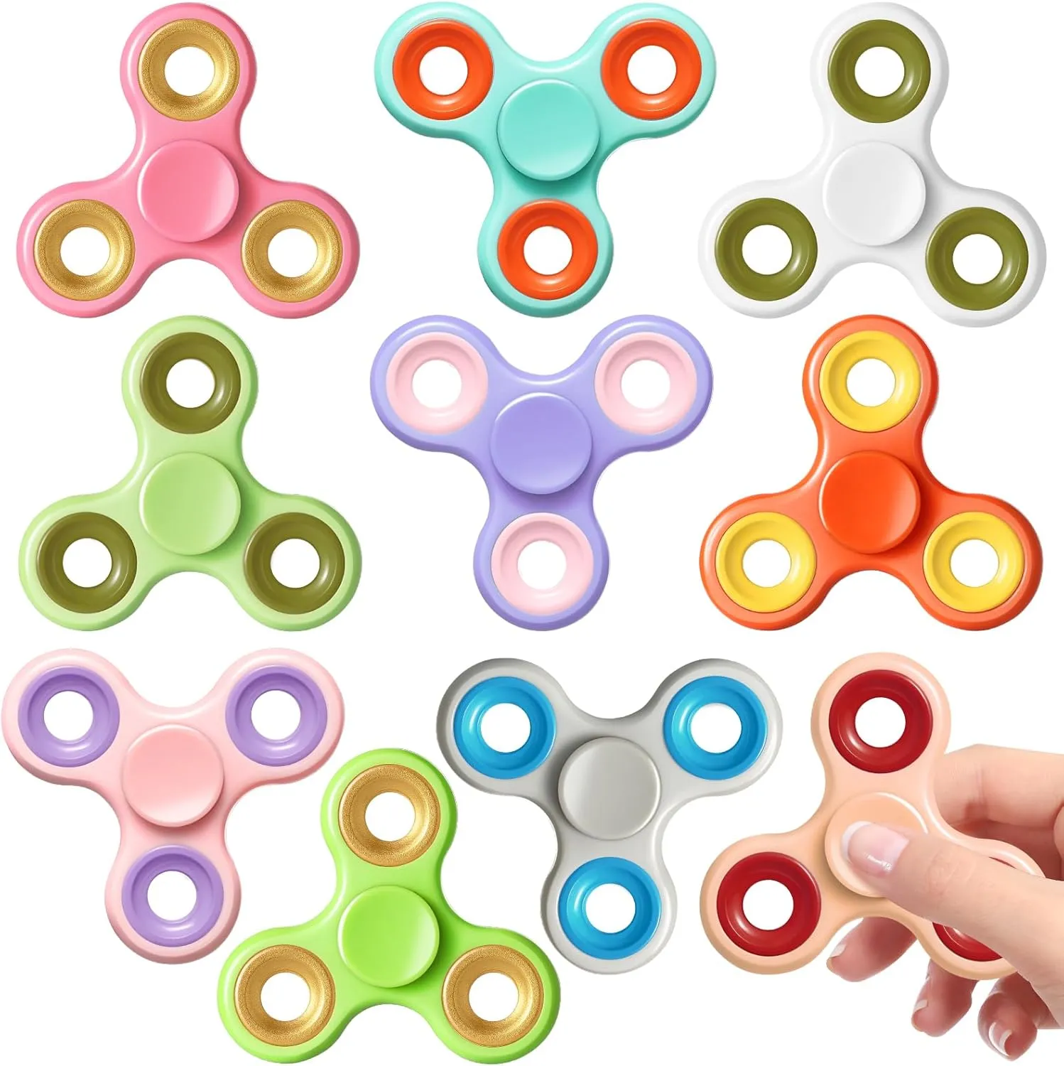 Sensory Fidget Toys Bulk for Girls Boys, Fidget Spinners Party Favors for Kids 4-8-12, Classroom Exchange tenet lion monster lax component Prizes Birthday Gifts Gigilli Fidget Spinner for Kids 12 Pack, 