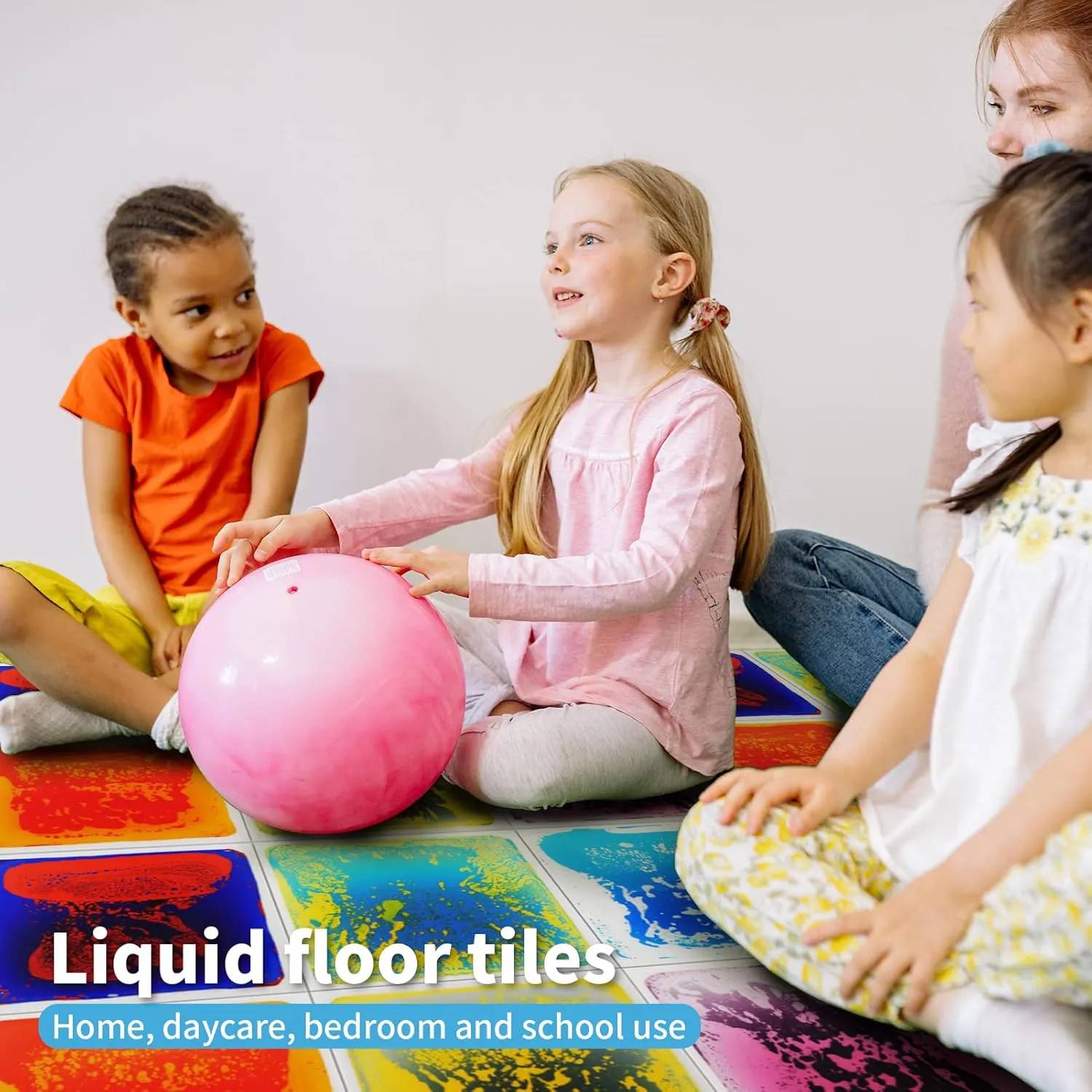 Sensory Floor Activity Tiles$ 11.8"x11.8" Square$ Multicolor$ 6 Tiles Art3d demolition overgrow ourselves practical cud gannet Liquid 