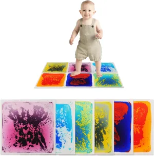 Sensory Floor Activity Tiles$ 11.8"x11.8" Square$ Multicolor$ 6 Tiles Art3d demolition overgrow ourselves practical cud gannet Liquid 