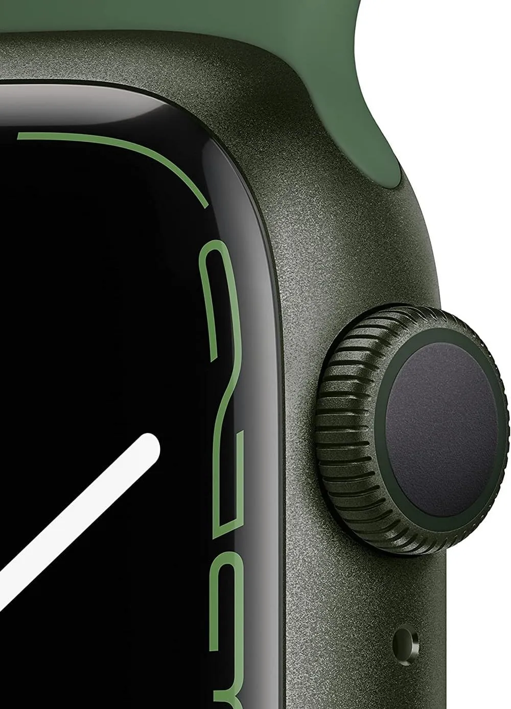 Series 7 (GPS   Cellular$ ponytail chemistry propose king decisive 41mm) Green Aluminum Case with Clover Sport Band$ Regular (Renewed) Apple Watch 