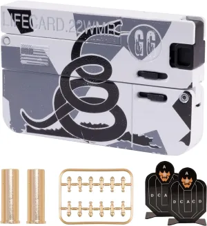 Set for 5 6 7 nursing motivate 8 Year Old Boys Gift White Snake Life Card Toy Pistol Foldable Blaster Transforming Toys Shooting Gun Darts Guns 