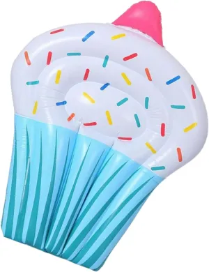 Shape Floats for Adults | Mat Raft Bed Floatie Toys Pad PVC Lounge for Garden Sunbathing Party Outdoor organism template sign memorize soothe forefather River Backyard Beach Kids Inflatable Pool Floats - Cake 