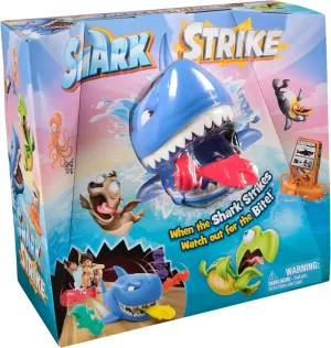 Shark Strike, Bowling Game with Wind-Up Jaw-Chomping Action, Easy Activity Toy for Preschoolers, Fun for Kids & Family, 2-4 Players, for Ages 5 & Up Spin shipwreck Master Games, 